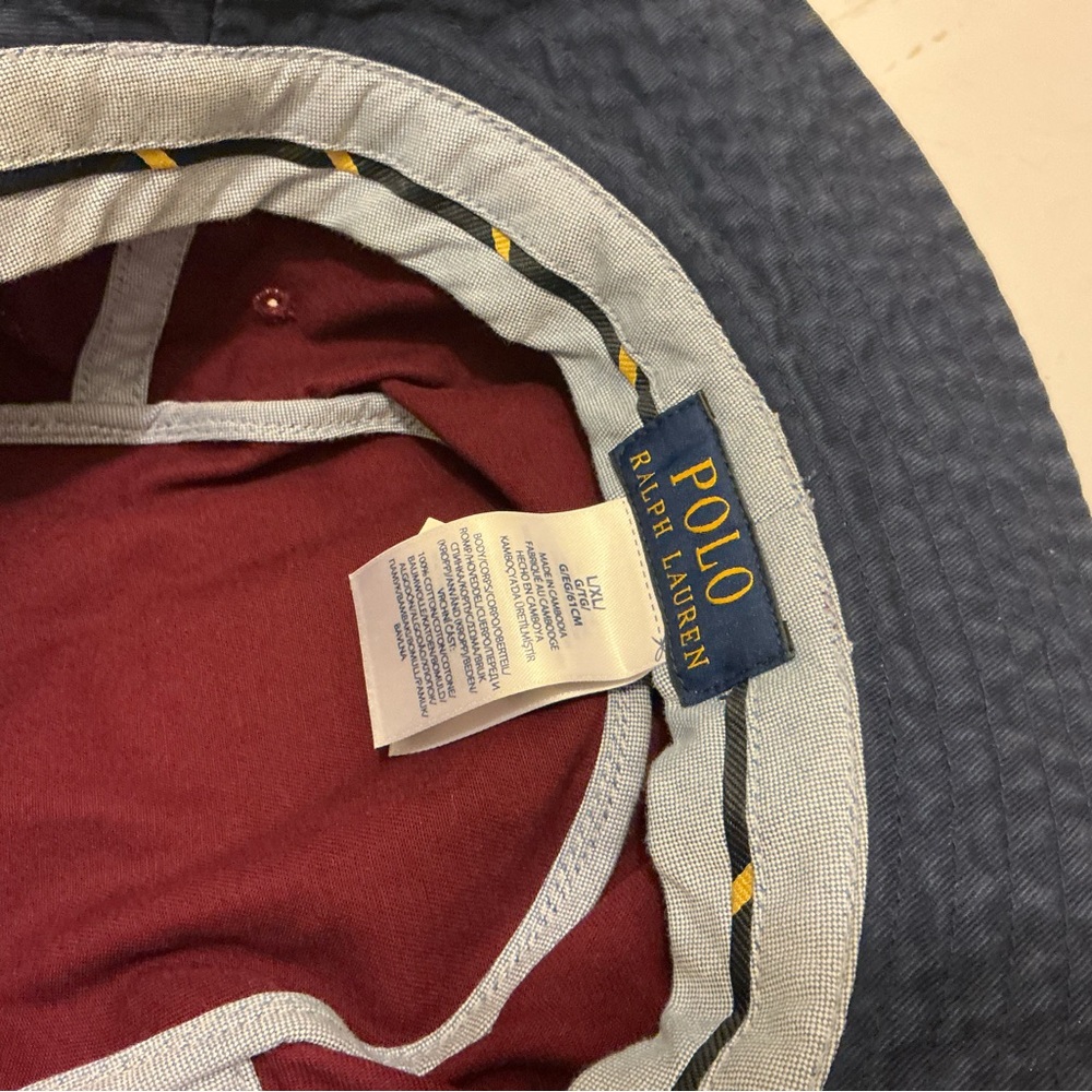 Polo Ralph Lauren Classic Red Bucket Hat L/XL - Picture 3 of 5